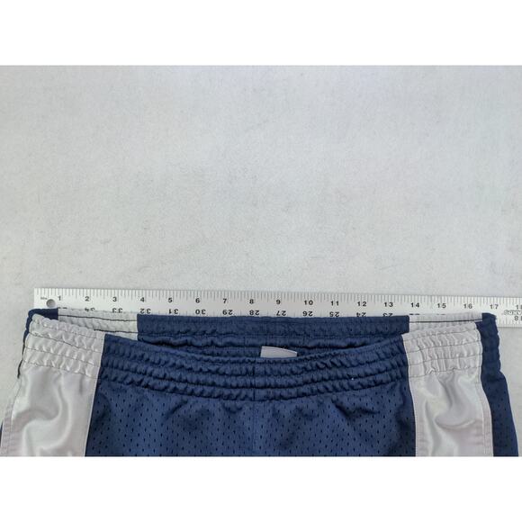 Mens Nike Mesh Athletic Shorts Size M Blue Embroidered Swoosh - Picture 11 of 12